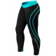 Лосины Better Bodies Athlete Tights, Black/Aqua